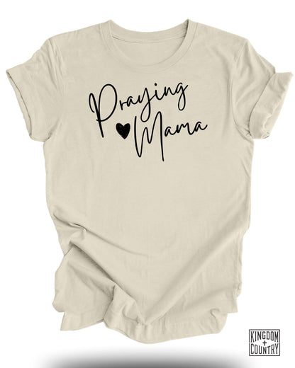 Praying Mama Graphic Tee Shirt Fashion Casual product type