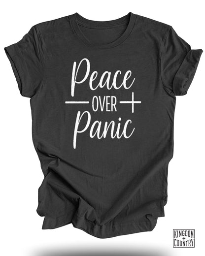 Peace Over Panic Graphic Tee Shirt product type