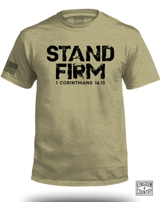 Stand Firm 1 Corinthians 16 13 Graphic Tee Shirt product