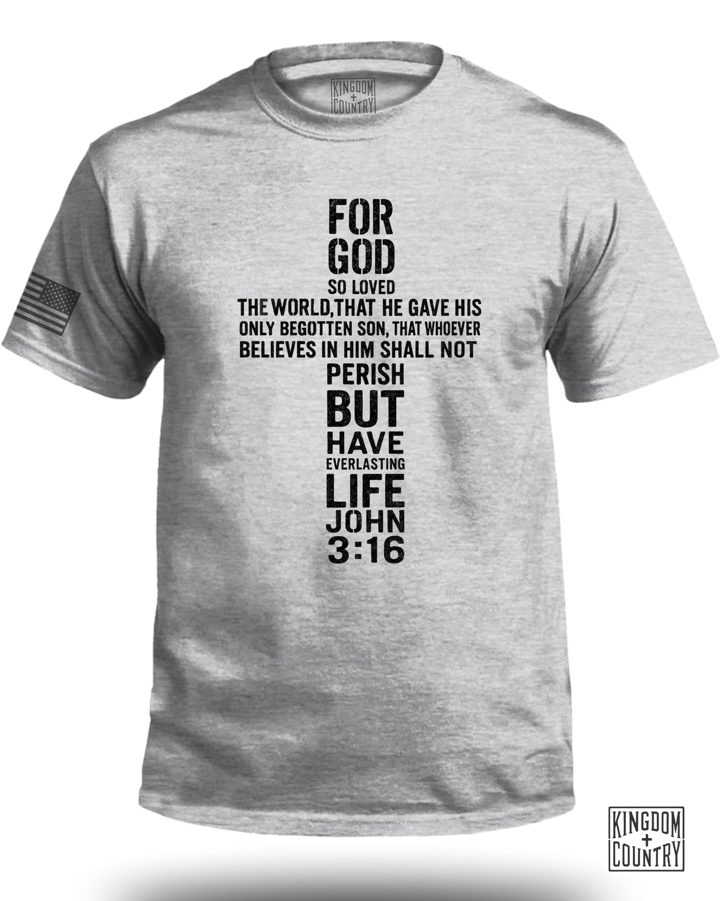 Inspirational John 3:16 Verse Graphic Tee product