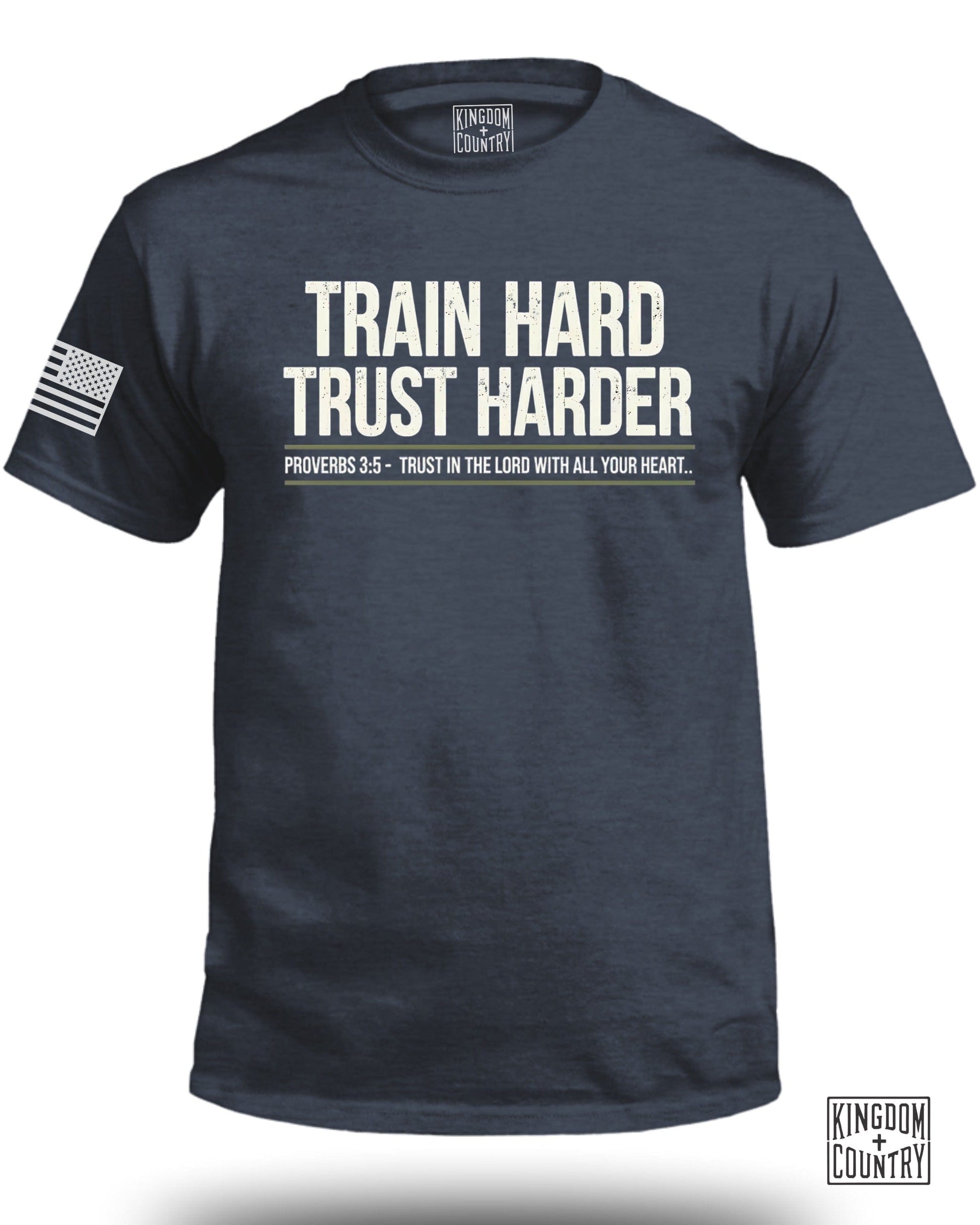 Train Hard Trust Harder Inspirational T-Shirt product