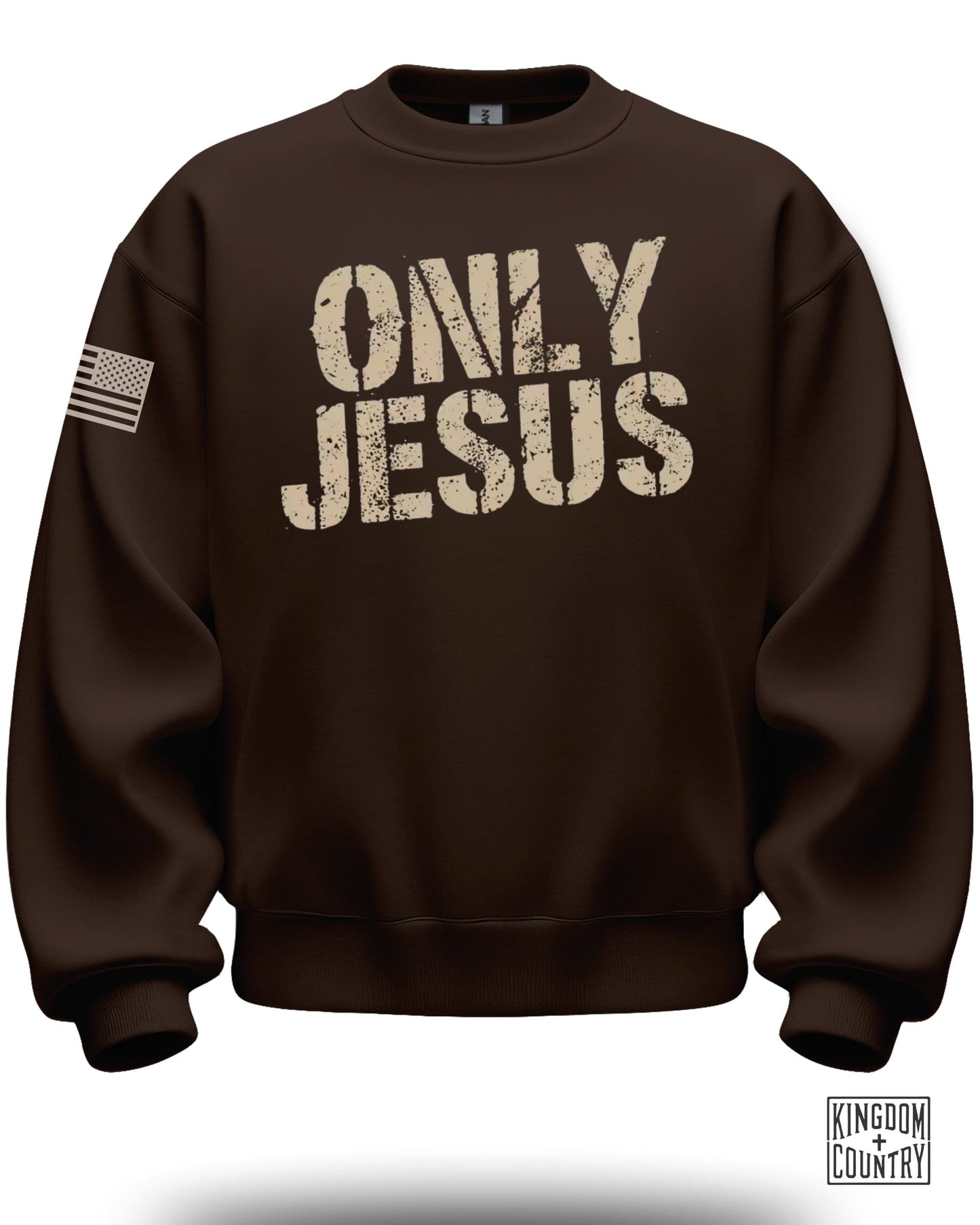 ONLY JESUS Logo Vintage Style Religious Apparel