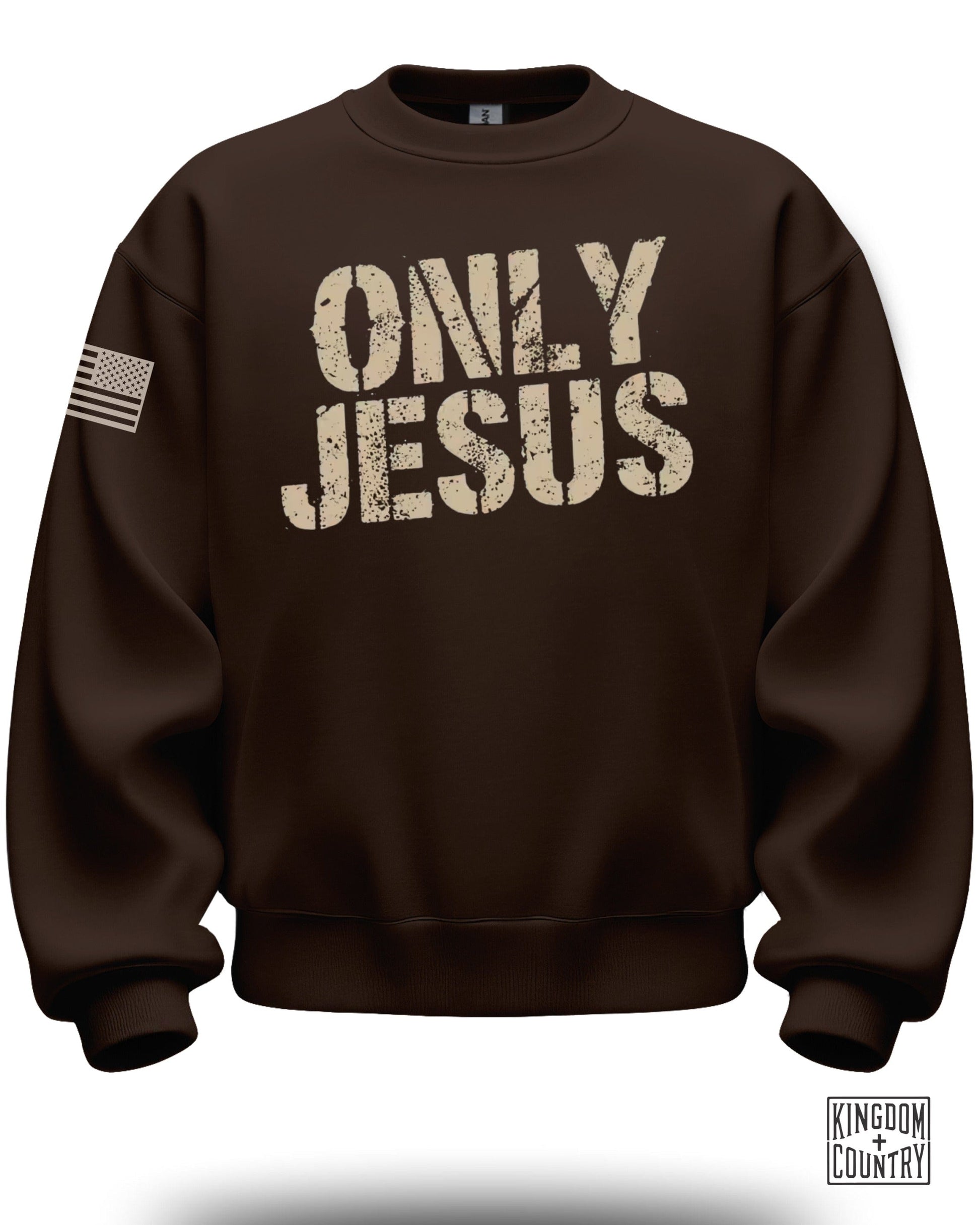 ONLY JESUS Logo Vintage Style Religious Apparel