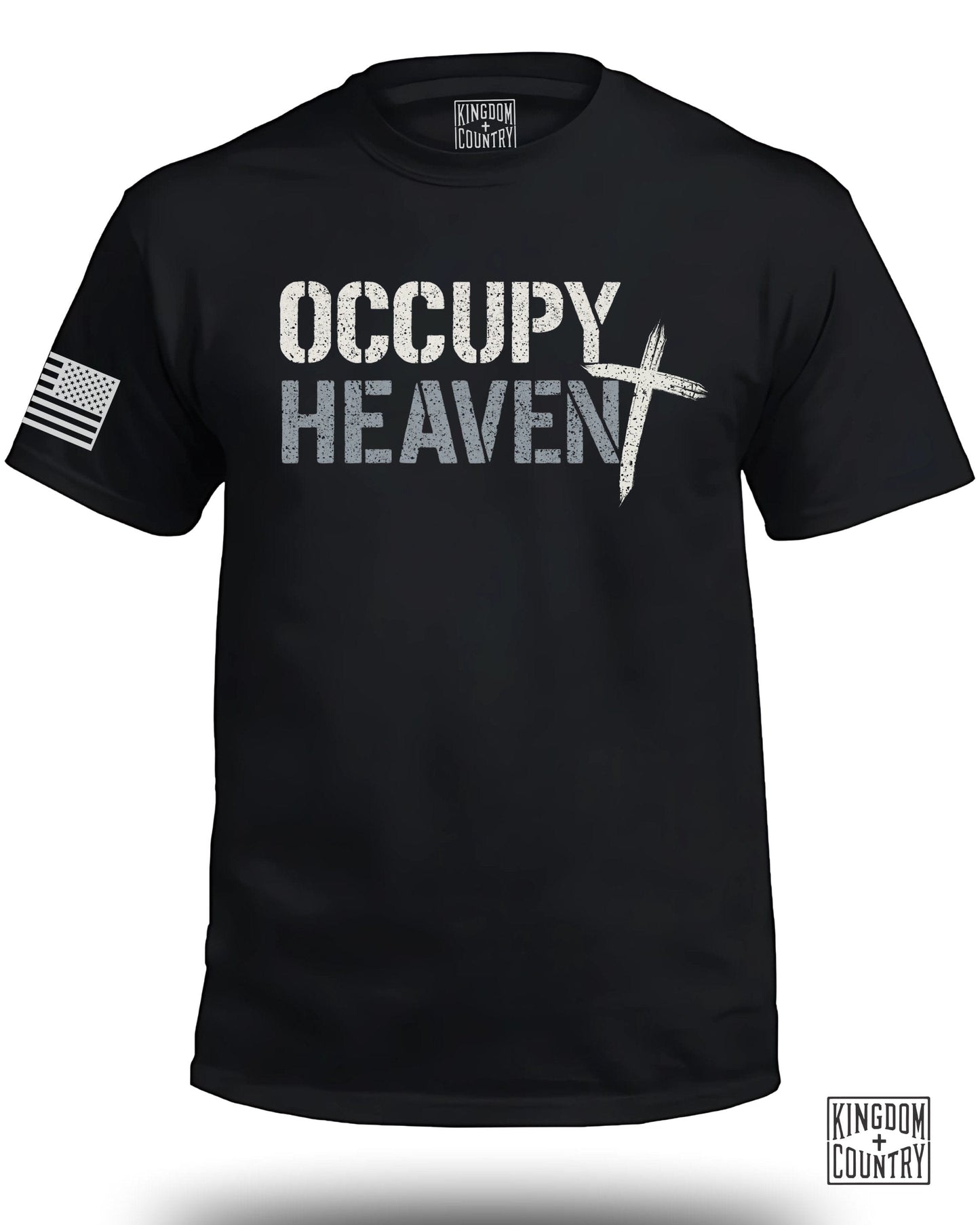 Occupy Heaven Christian Inspirational Tee Shirt product