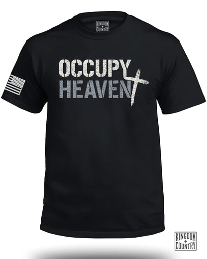 Occupy Heaven Christian Inspirational Tee Shirt product