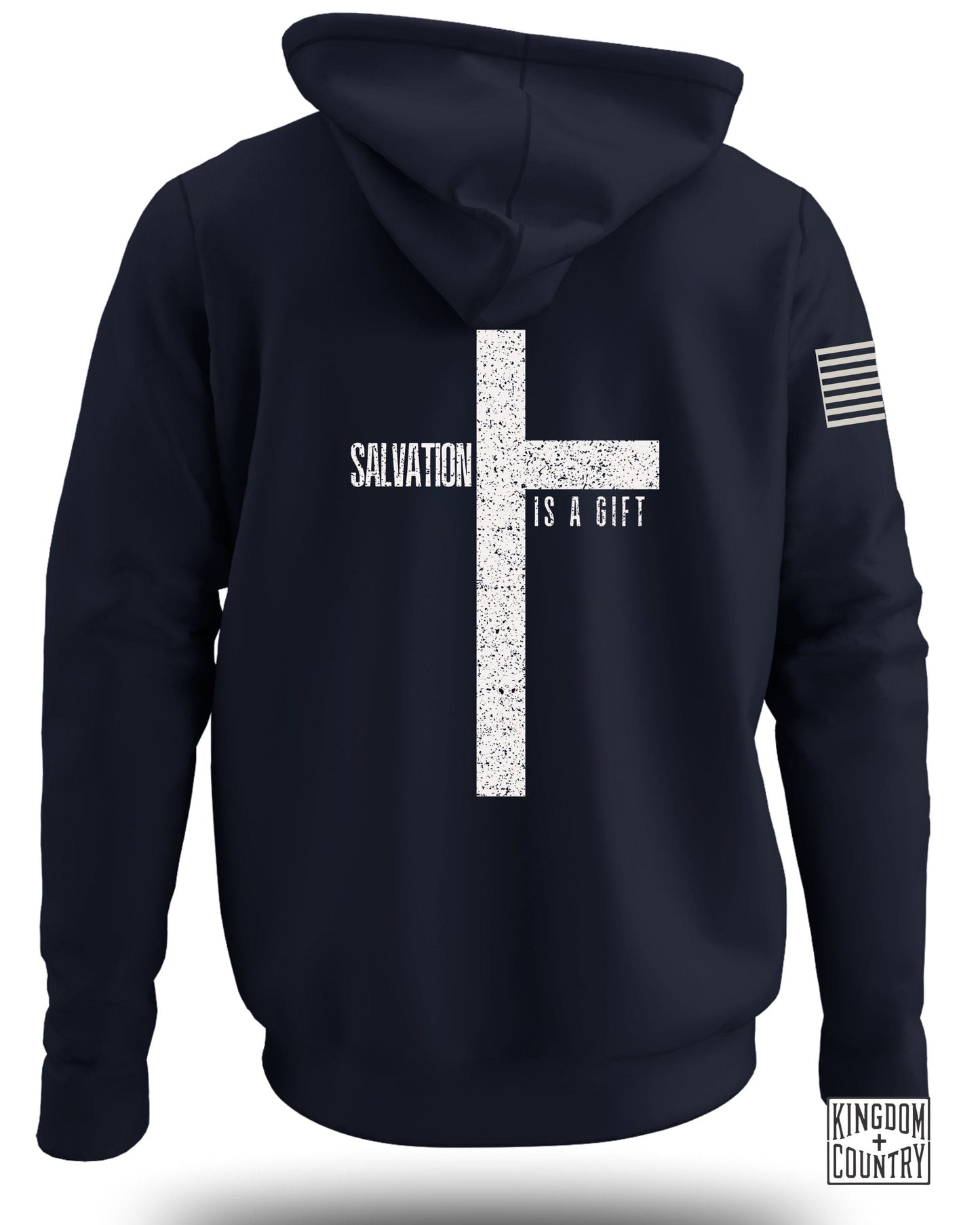 Salvation Is A Gift Cross Hooded Sweatshirt product type