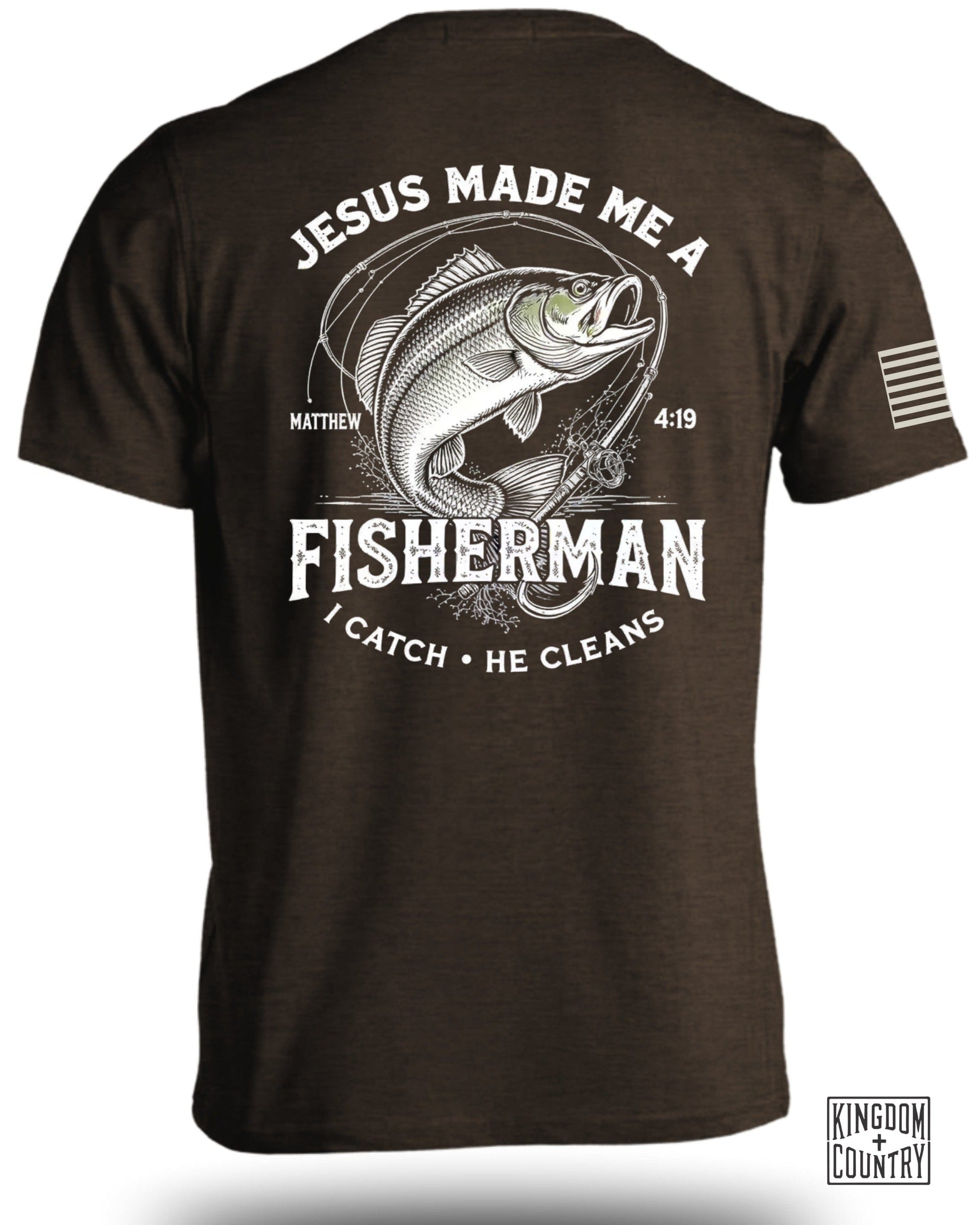 Jesus Made Me A Fisherman Graphic T-Shirt product