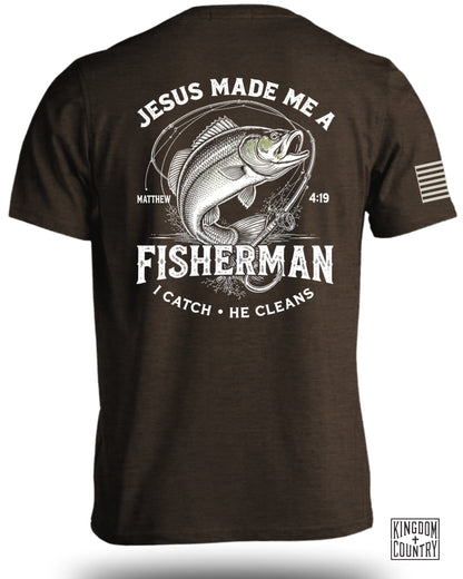 Jesus Made Me A Fisherman Graphic T-Shirt product