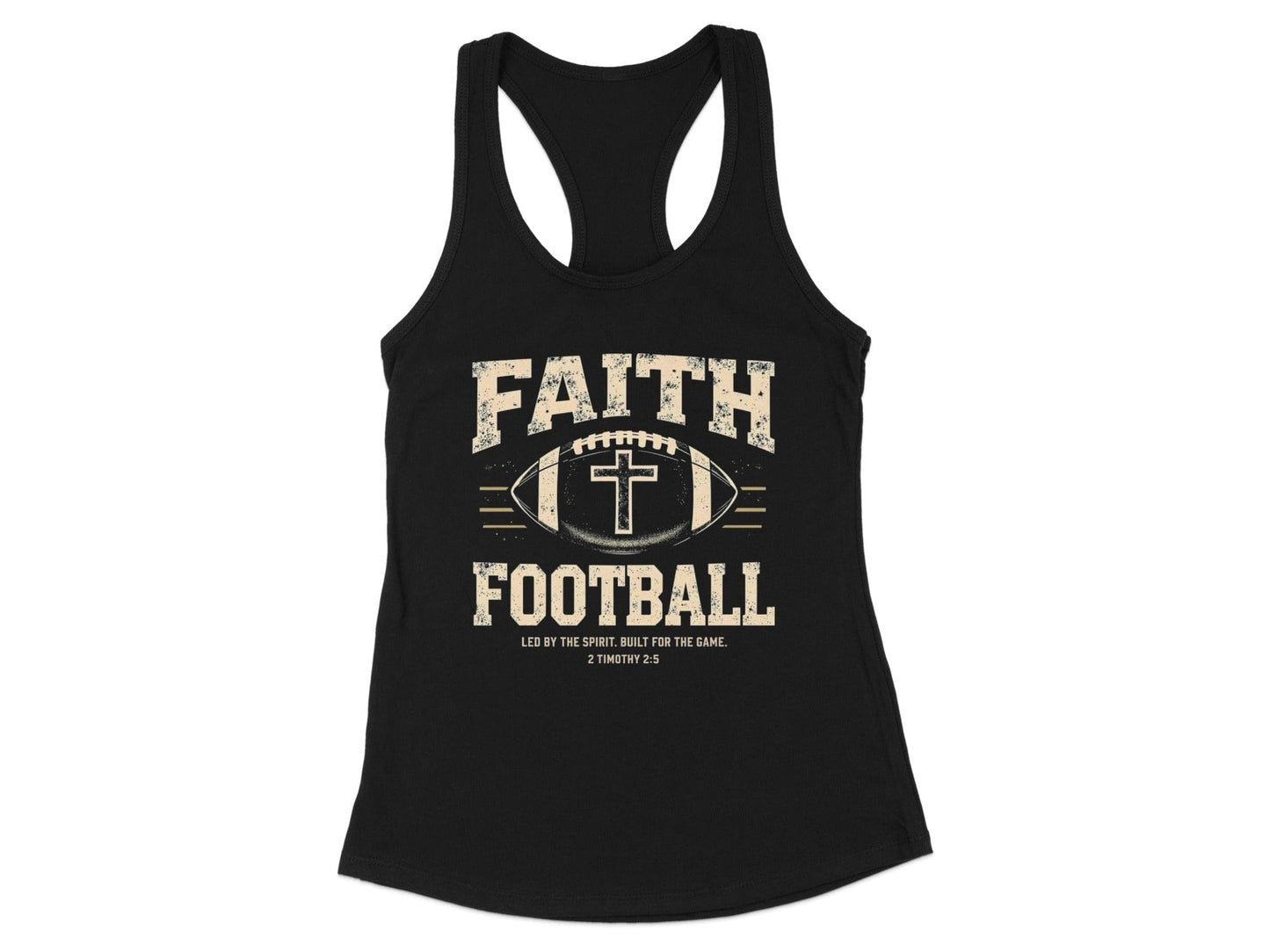 Faith Football Women's Tank Top Apparel Product