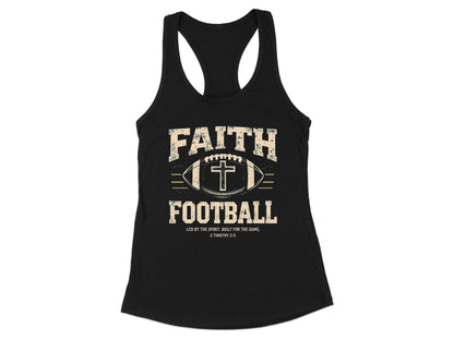Faith Football Women's Tank Top Apparel Product