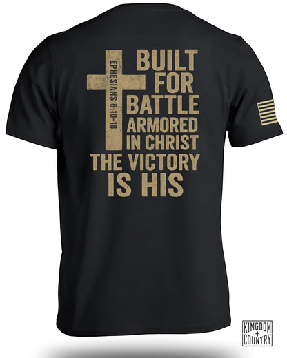 Built For Battle Armored In Christ T-Shirt product type