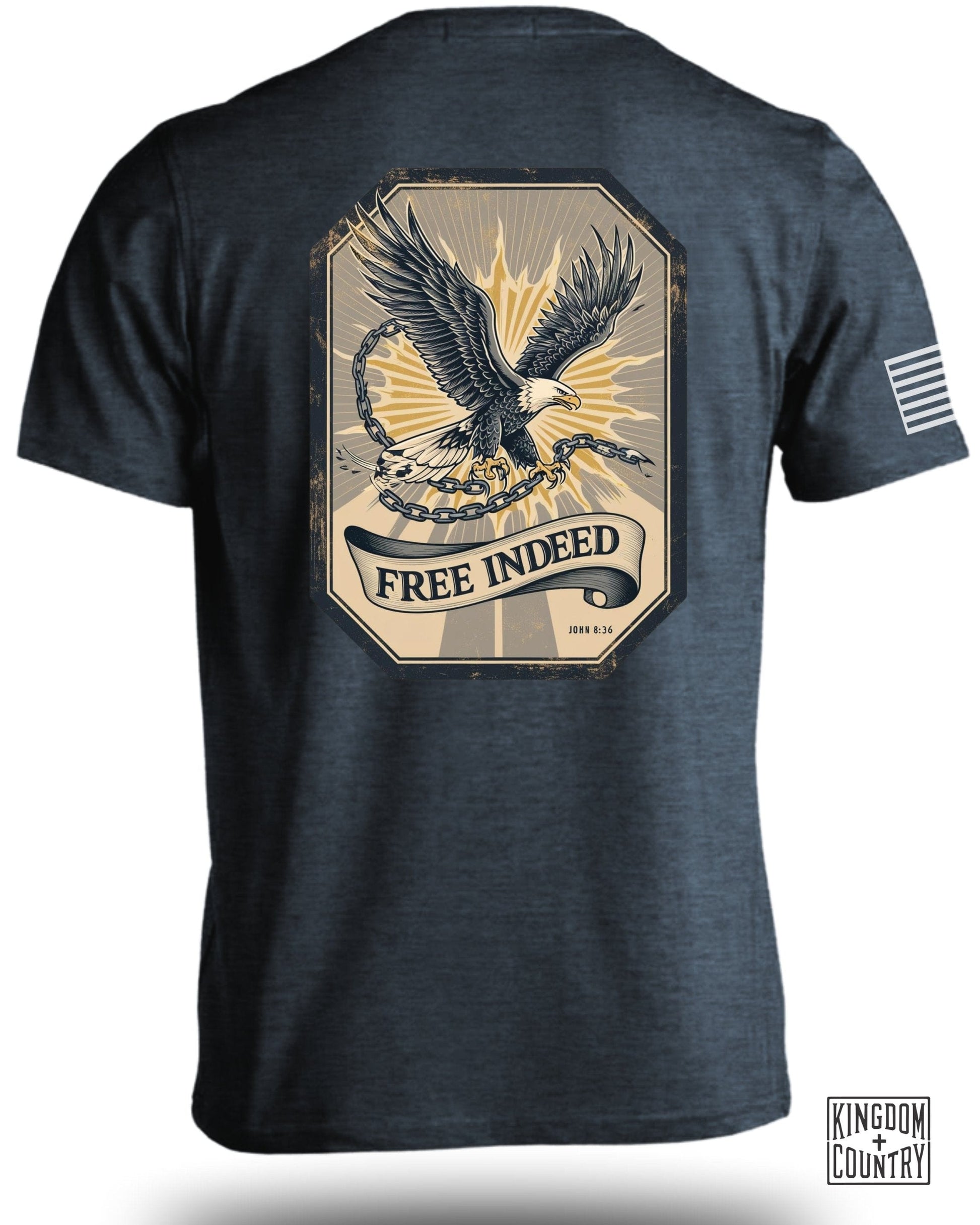 Powerful Eagle Design Free Indeed Shirt product