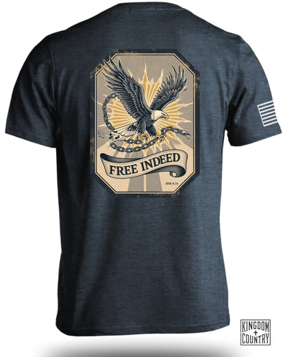 Powerful Eagle Design Free Indeed Shirt product