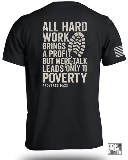Motivational All Hard Work Brings Profit T-shirt product