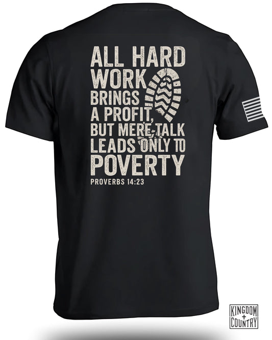 Motivational All Hard Work Brings Profit T-shirt product
