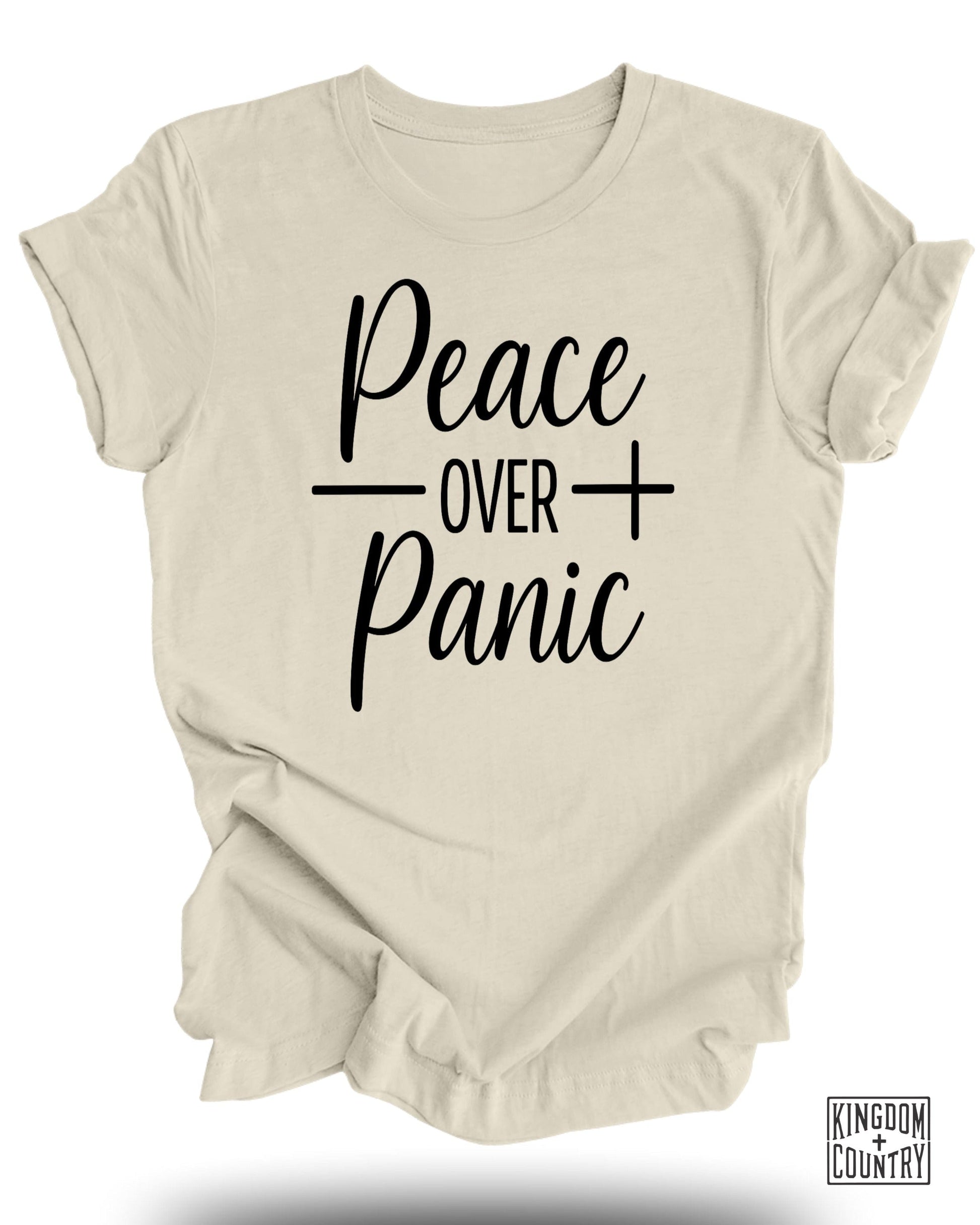 Peace Over Panic Graphic Casual Tee product type
