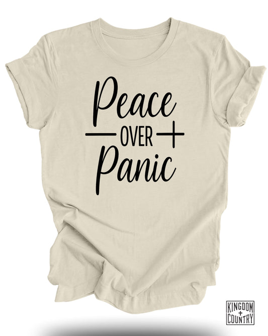 Peace Over Panic Graphic Casual Tee product type