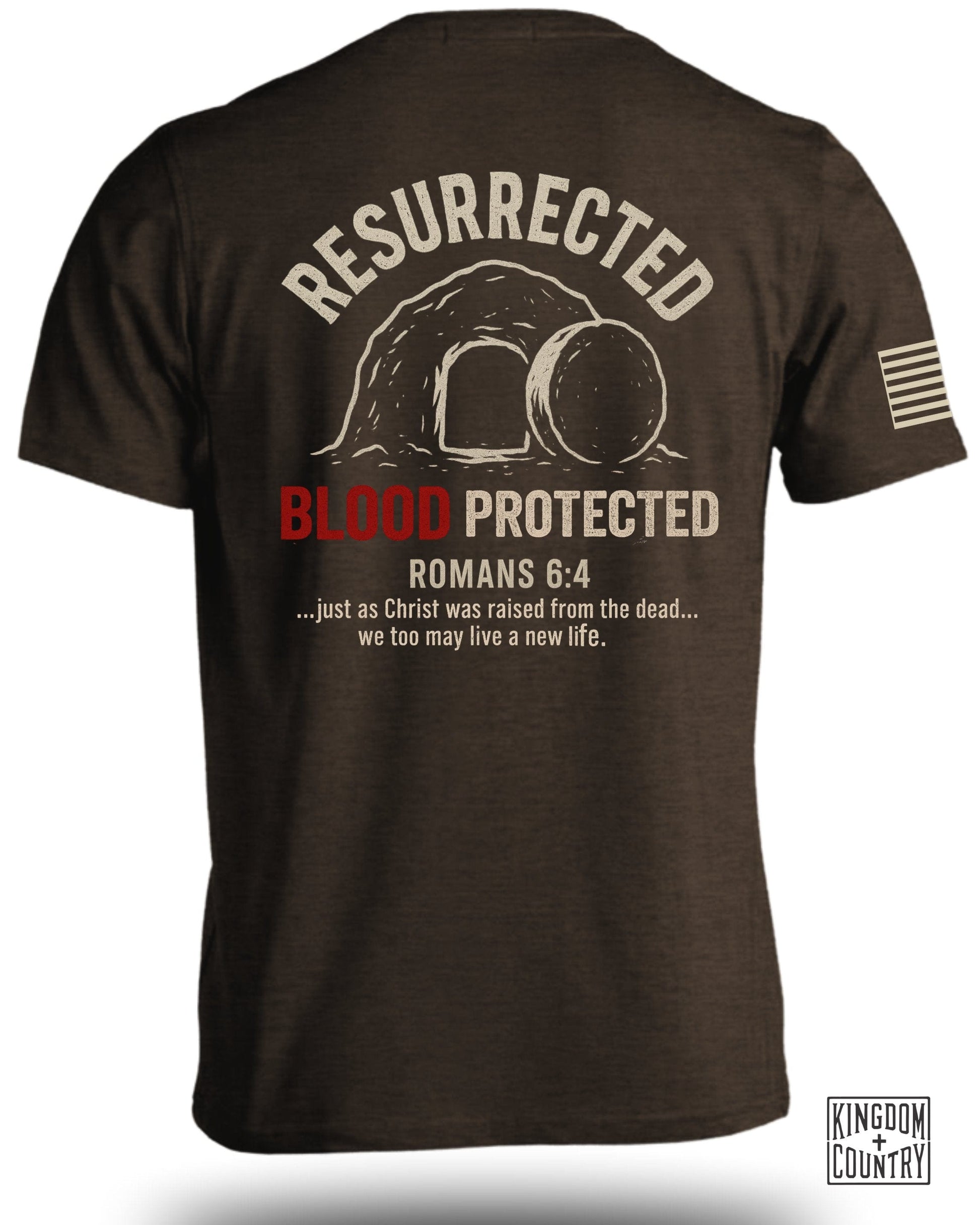Resurrected Blood Protected Romans 6 4 Shirt product