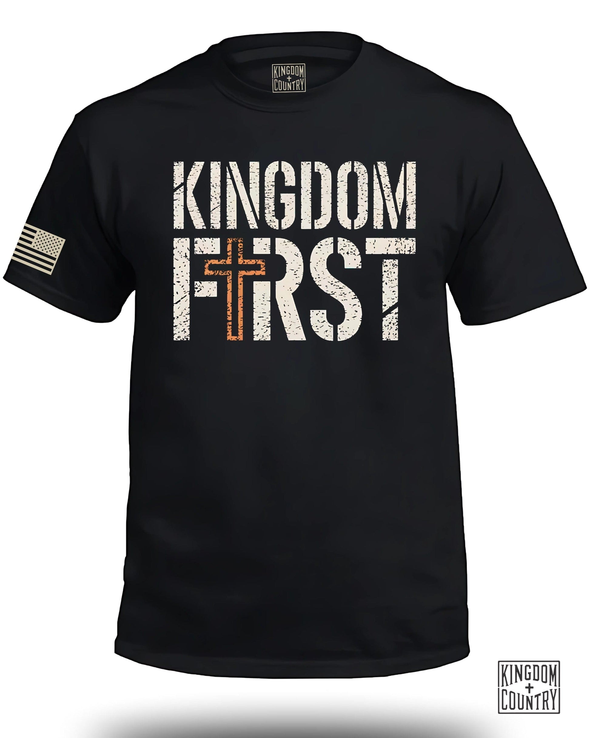 Kingdom First Graphic T-Shirt Bold Religious Product