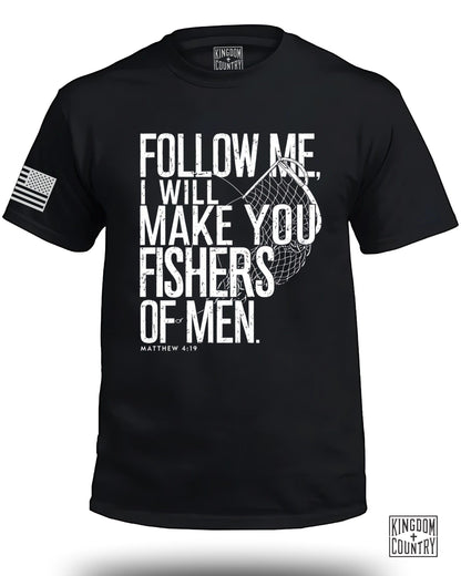 Follow Me Matthew 4:19 Fishers of Men Shirt product type
