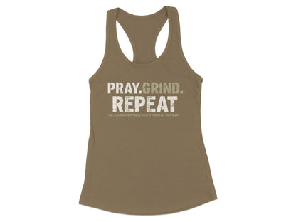 Pray Grind Repeat Motivational Tank Top product