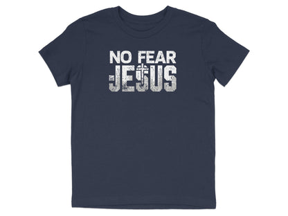 Inspirational No Fear in Jesus Message Shirt