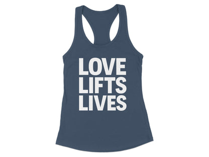 Love Lifts Lives Motivational Athletic Tank product type