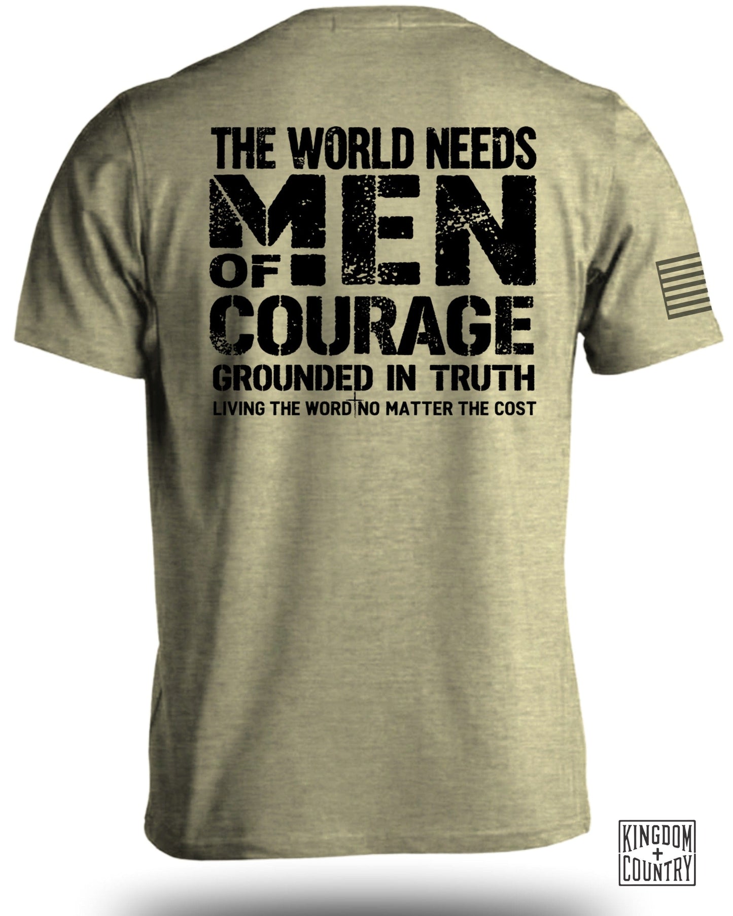 The World Needs Men of Courage Grounded T-shirt product type