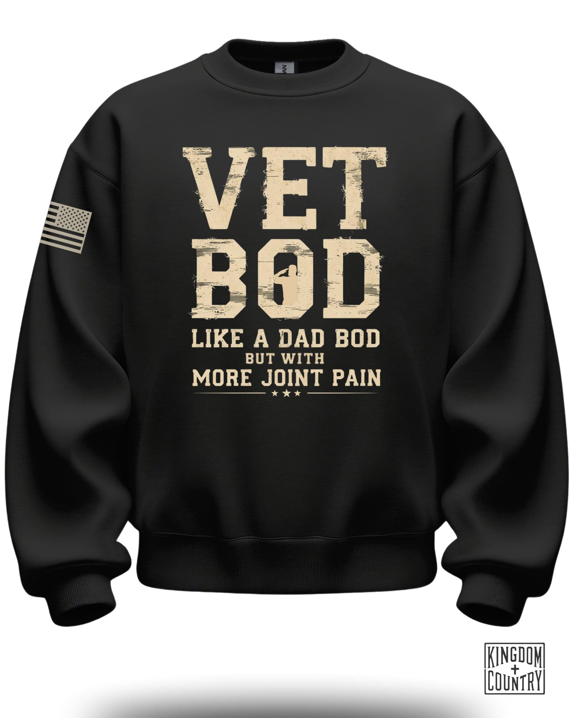 Vet Bod Like A Dad Bod With More Joint Pain sweatshirt