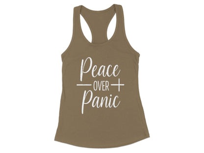 Peace Over Panic Graphic Tank Top product