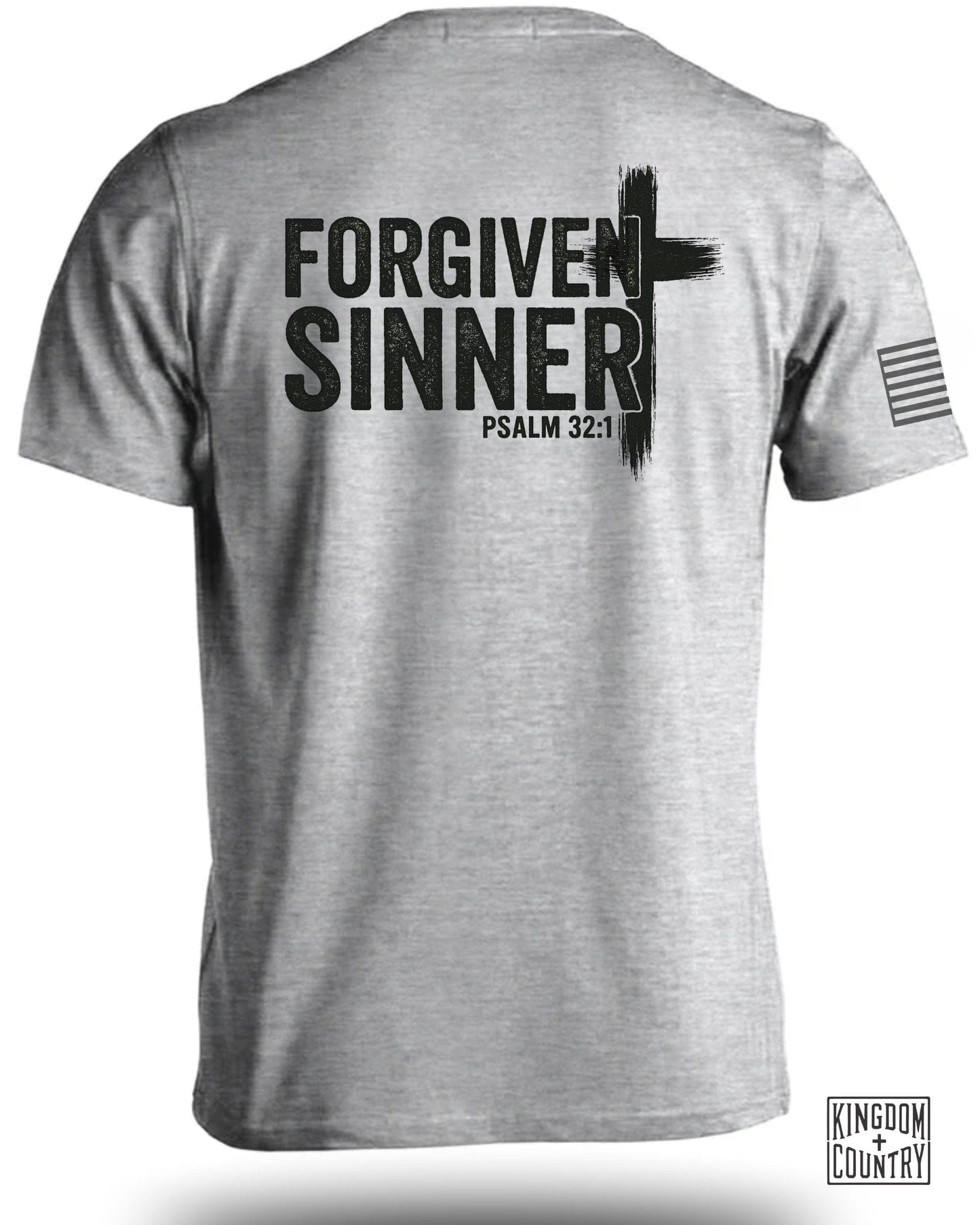 Forgiven Sinner Psalm 32 1 Graphic Print Shirt product
