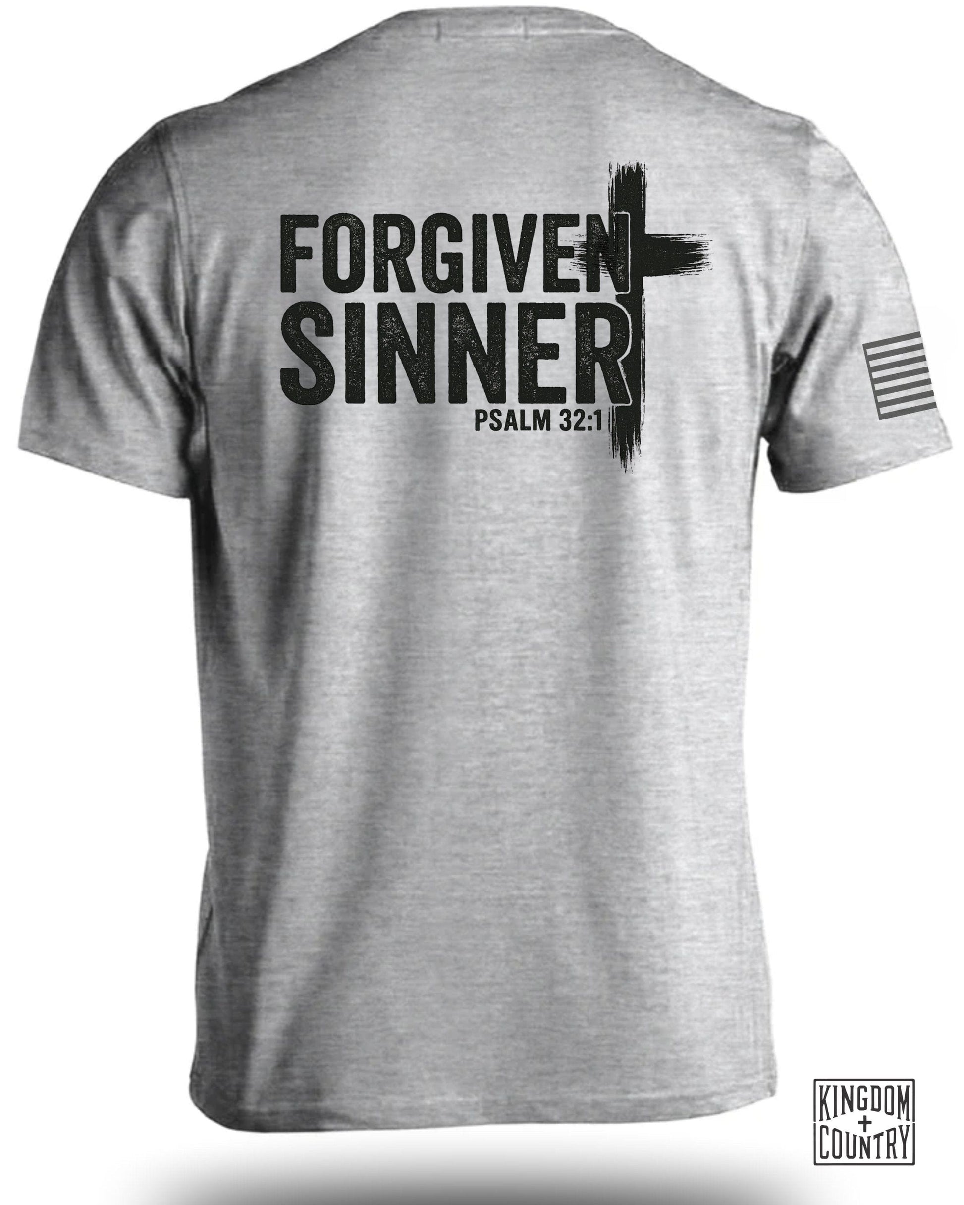 Forgiven Sinner Psalm 32 1 Graphic Print Shirt product