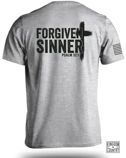 Forgiven Sinner Psalm 32 1 Graphic Print Shirt product
