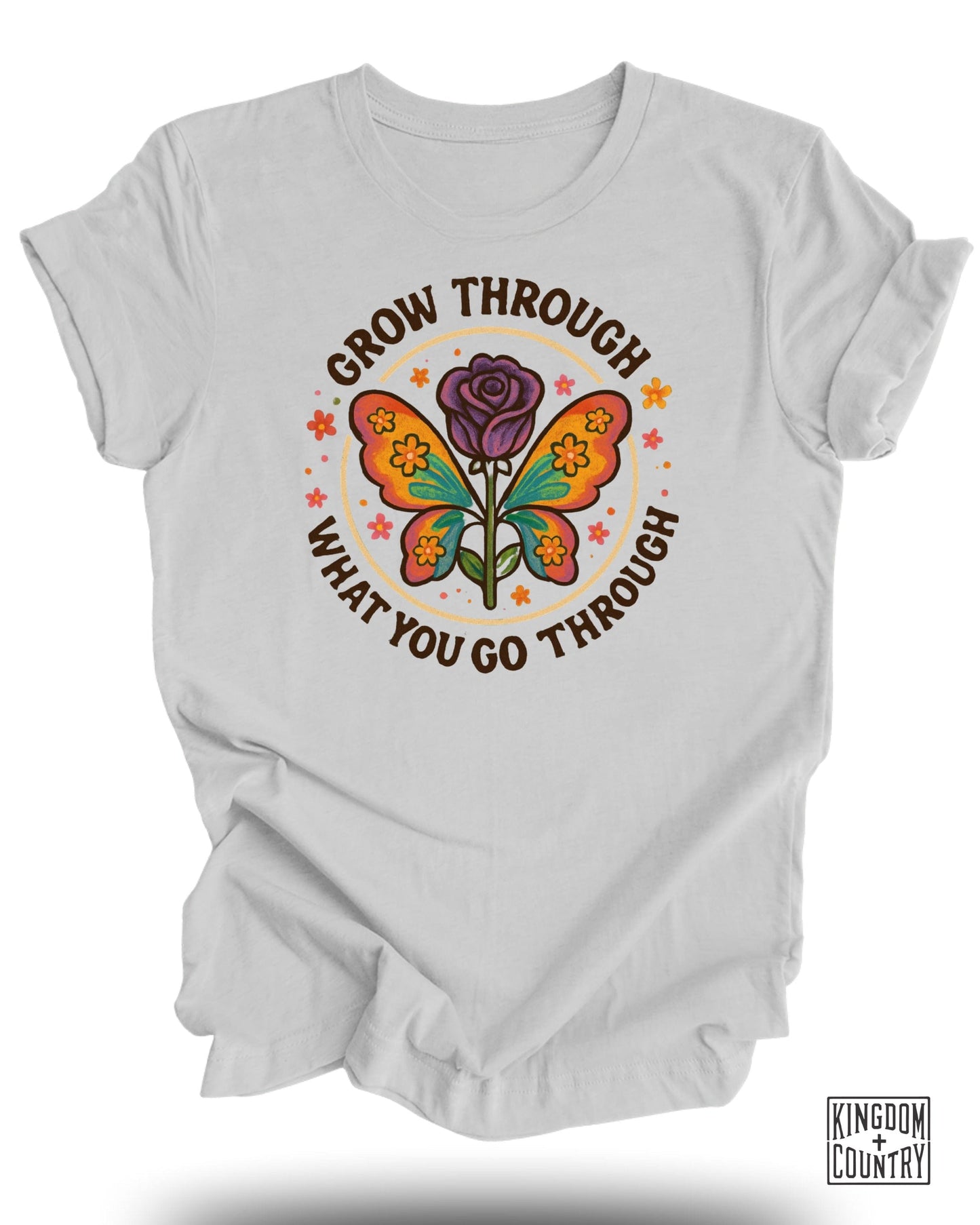 Grow Through What You Go Through Quote T-shirt product type