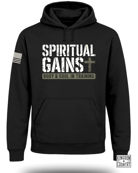 Spiritual Gains Body Soul in Training Hoodie product