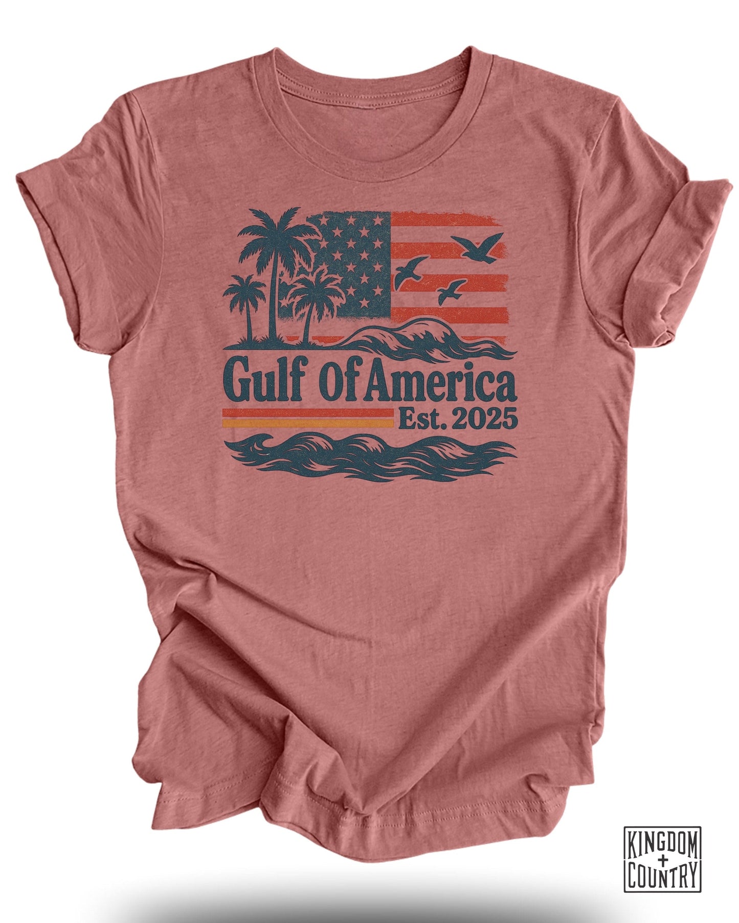 Gulf of America Est 2025 patriotic tshirt product type
