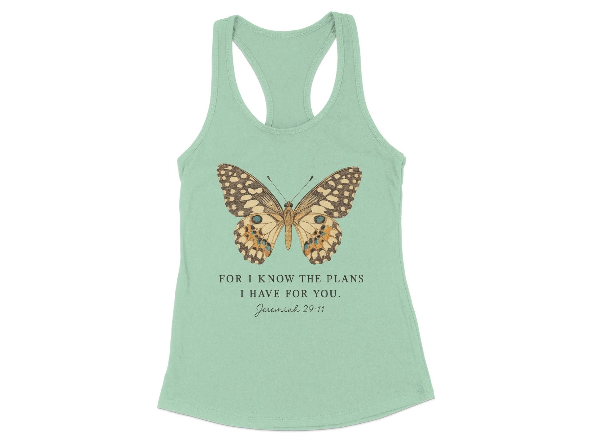 Jeremiah 29 11 Butterfly Print Tank Top product