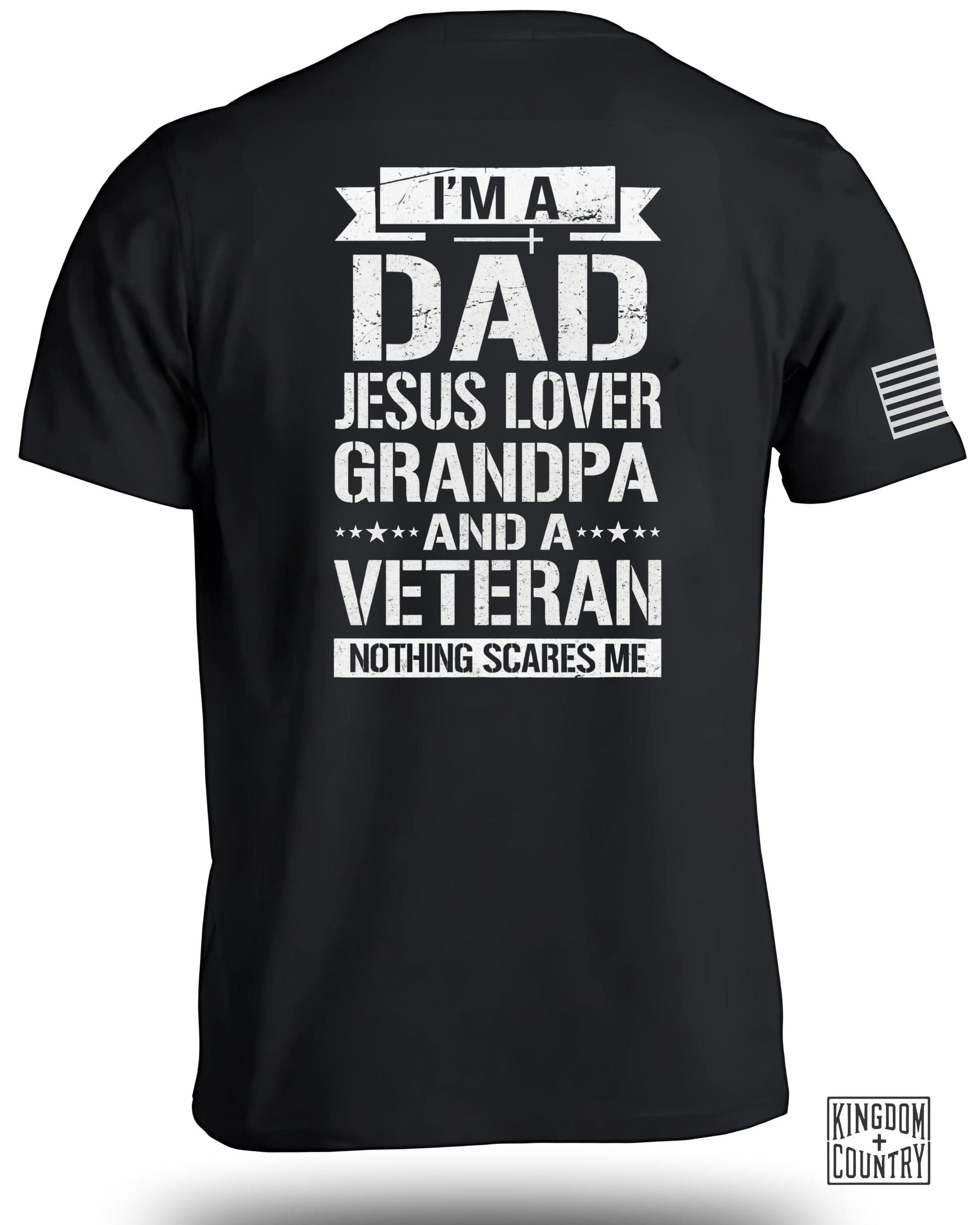 I'm a Dad Jesus Lover Grandpa Veteran Shirt product
