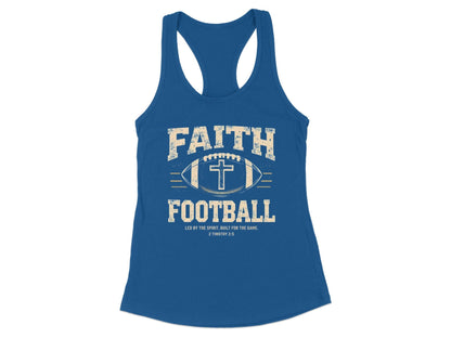 Faith Football Graphic Women's Tank Top product