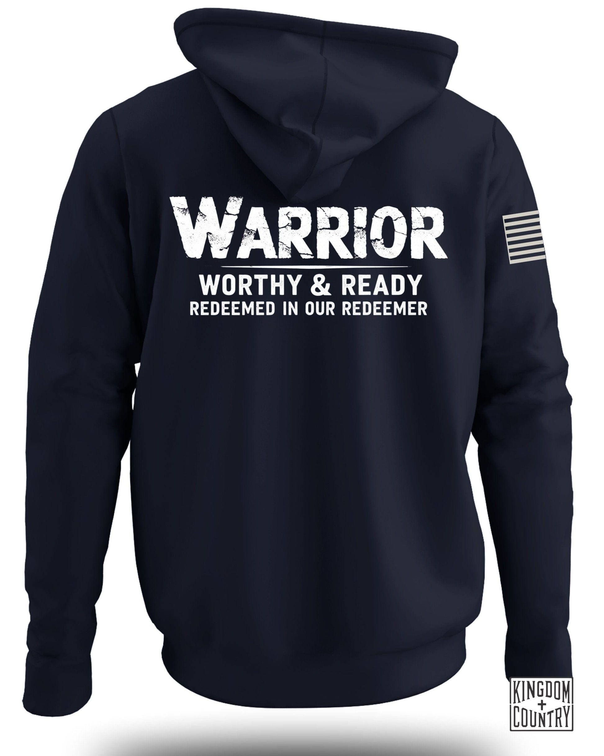 Warrior Worthy and Ready Redeemed Hoodie Product