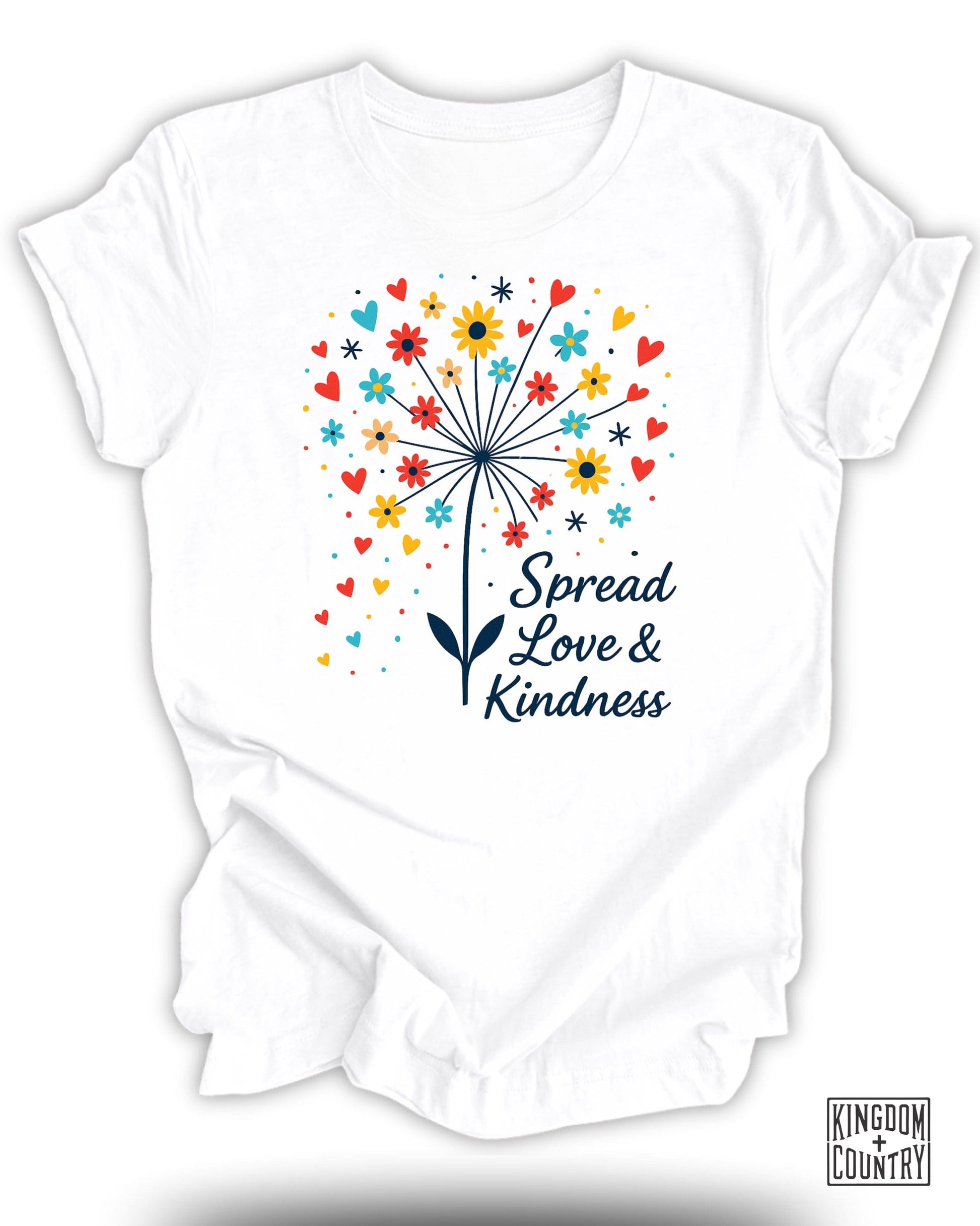 Spread Love and Kindness Floral T-Shirt product type