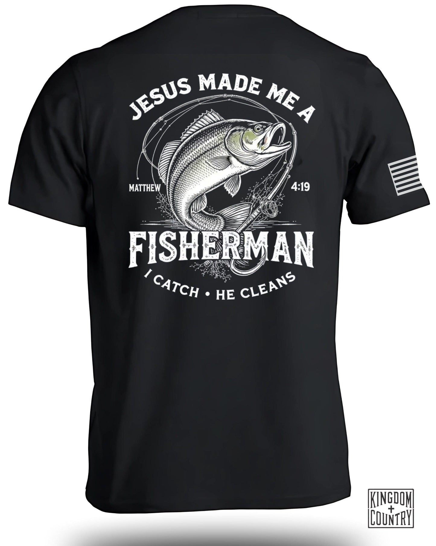 Jesus Made Me A Fisherman Catch And Clean Shirt product type
