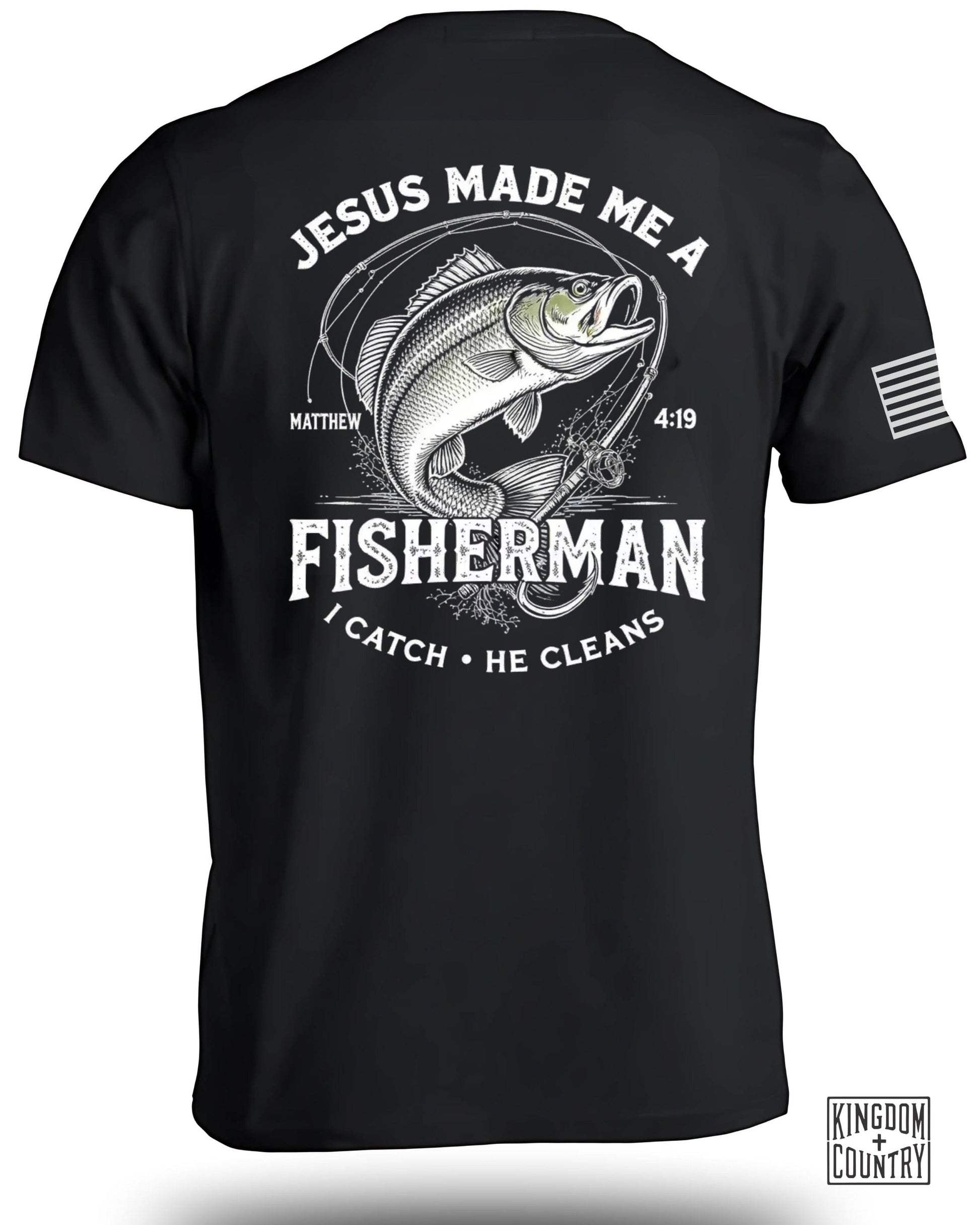 Jesus Made Me A Fisherman Catch And Clean Shirt product type