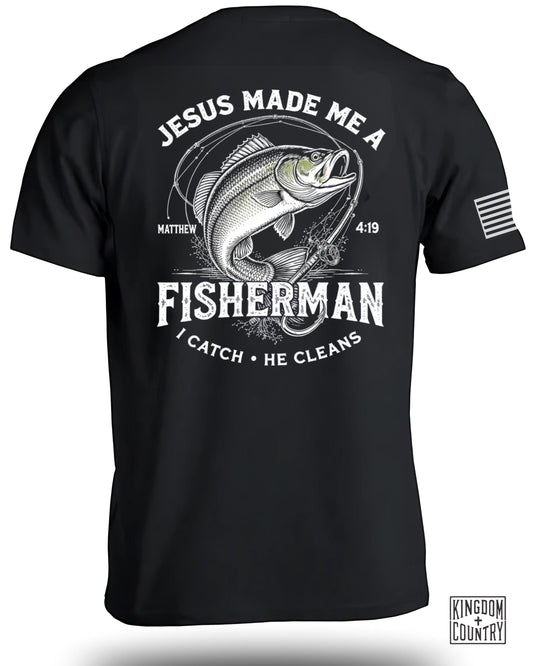 Jesus Made Me A Fisherman Catch And Clean Shirt product type