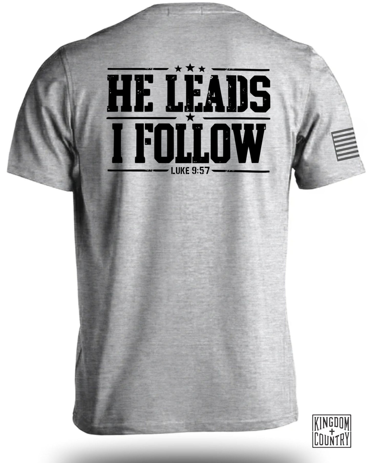 He Leads I Follow Inspirational T-shirt product
