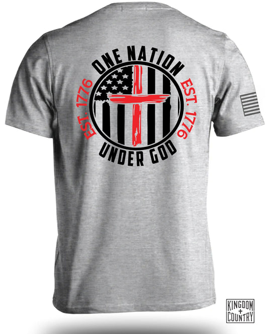 One Nation Under God Est 1776 Graphic Tee product