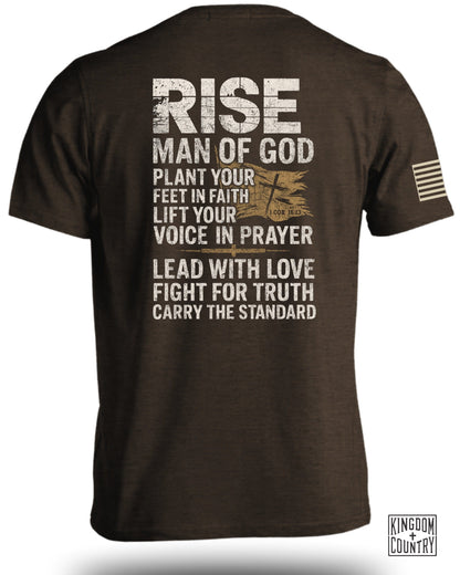 Rise Man of God Faith Prayer Motivational Shirt product