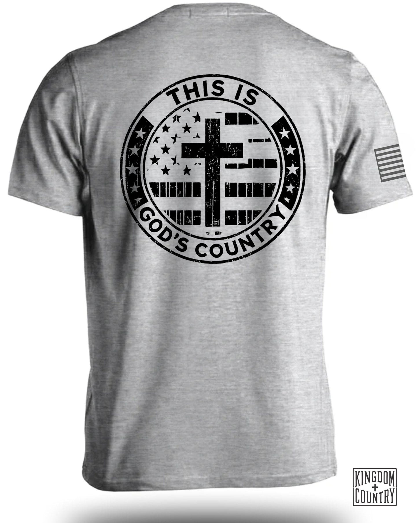 Patriotic God's Country Flag Graphic T-Shirt product type