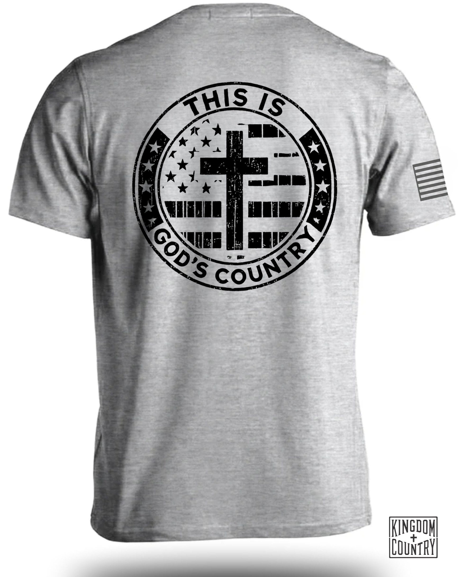 Patriotic God's Country Flag Graphic T-Shirt product type