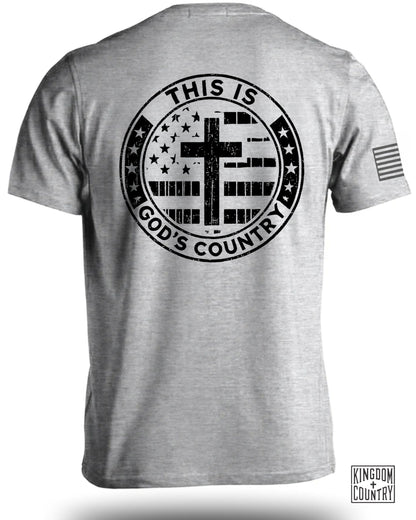 Patriotic God's Country Flag Graphic T-Shirt product type